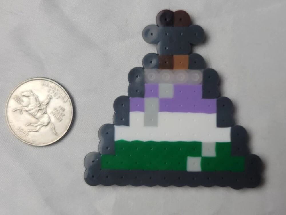 Genderqueer LGBT Potion Perler Pixel Art